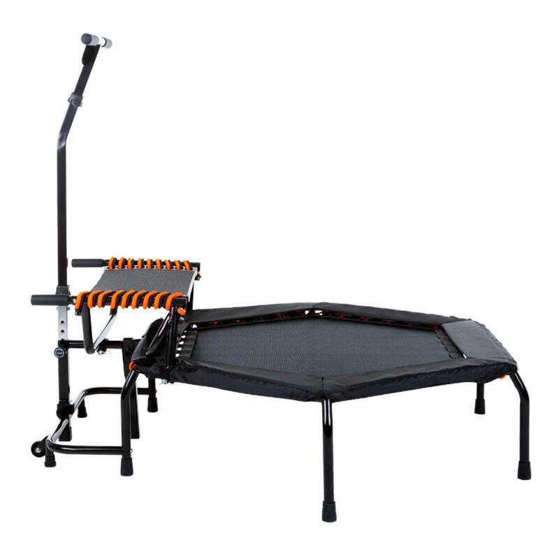 JumpStep Fitness trampoline met opstap - professioneel gebruik - stapelbaar