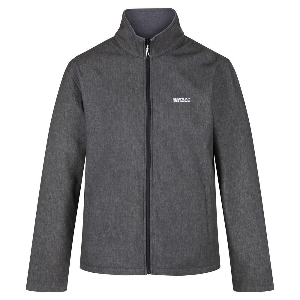 Uomo Giacca softshell CERA (nero screziato)