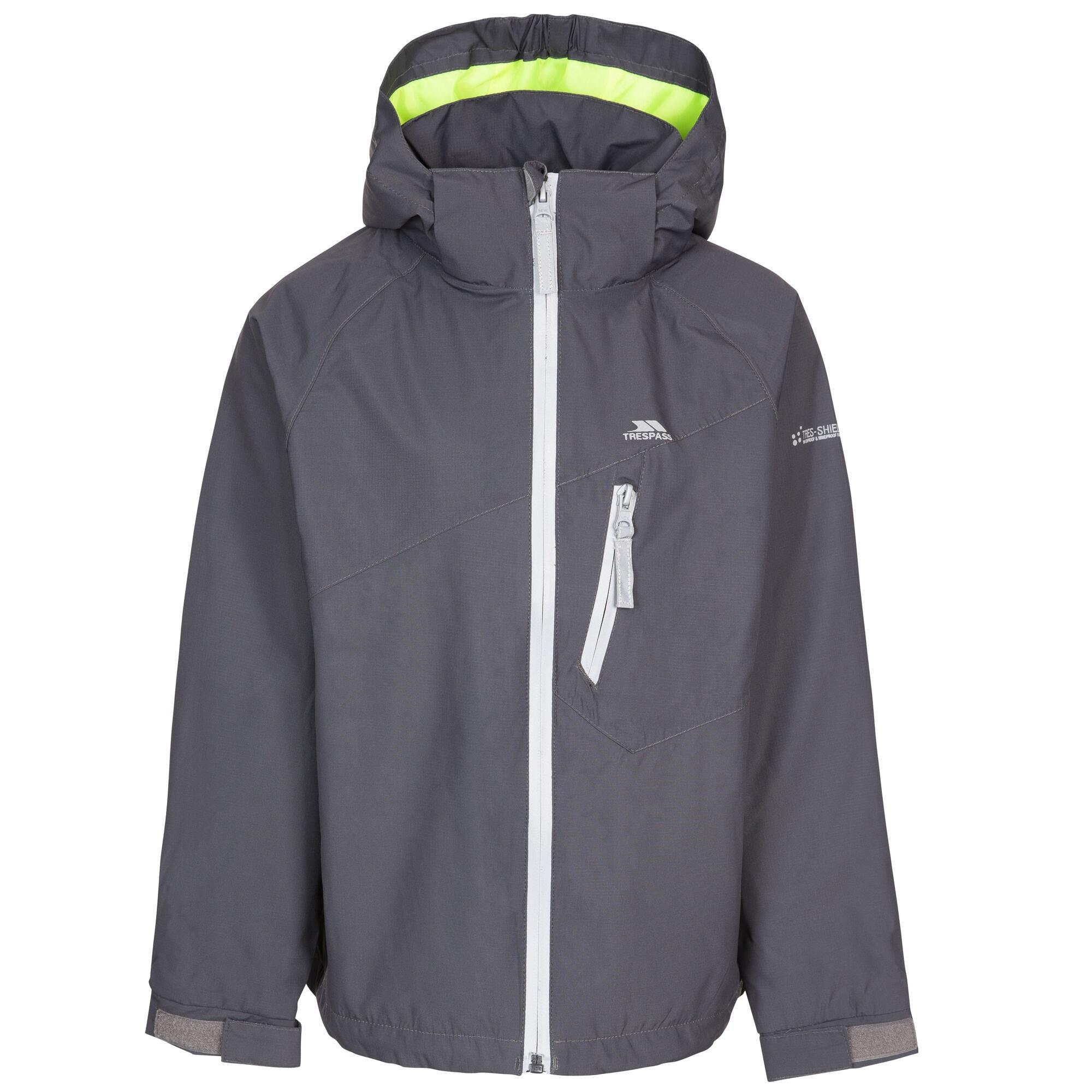 Boys' SHINYE waterproof jacket (Grey)