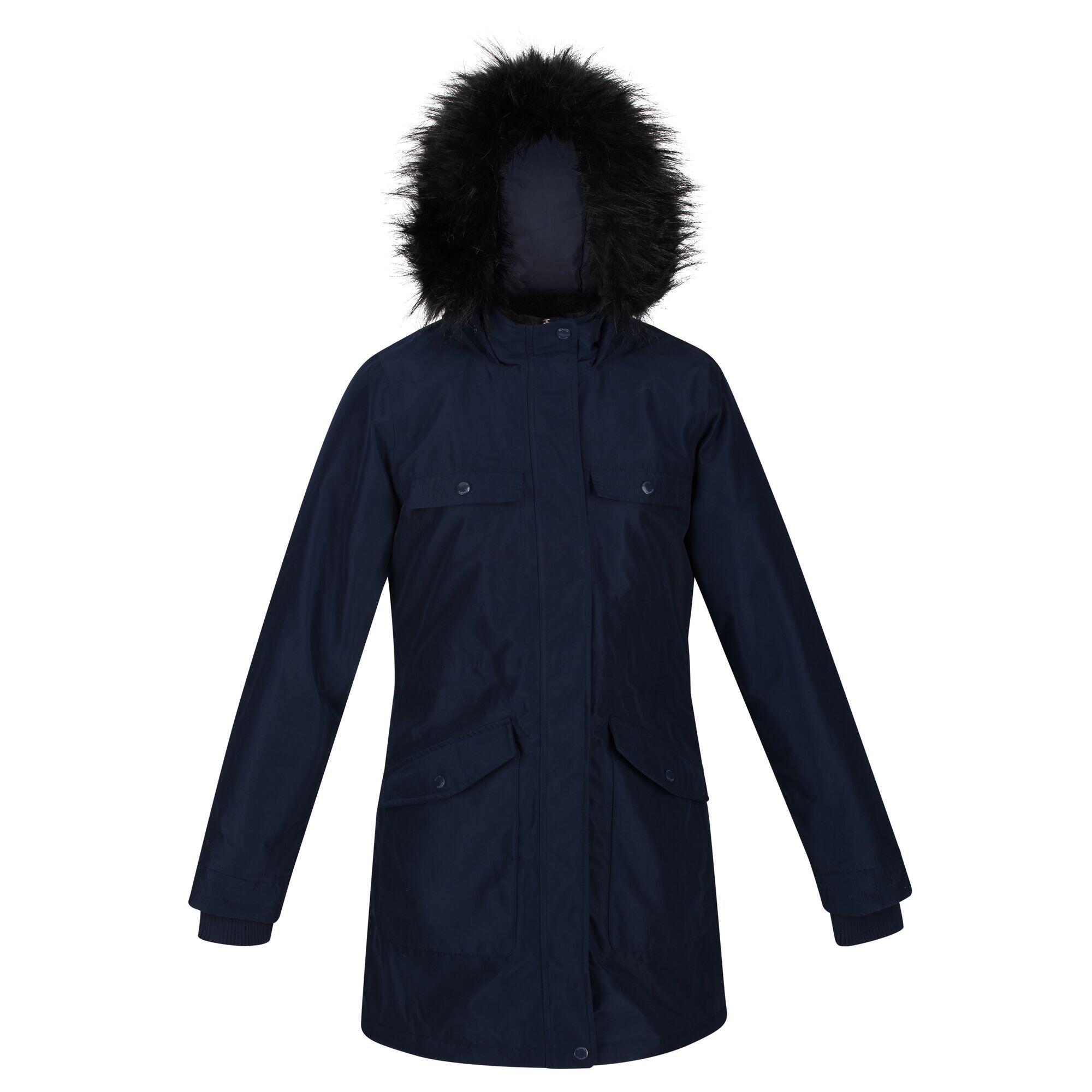 Womens/Ladies Samiyah Waterproof Insulated Parka (Navy) 1/5