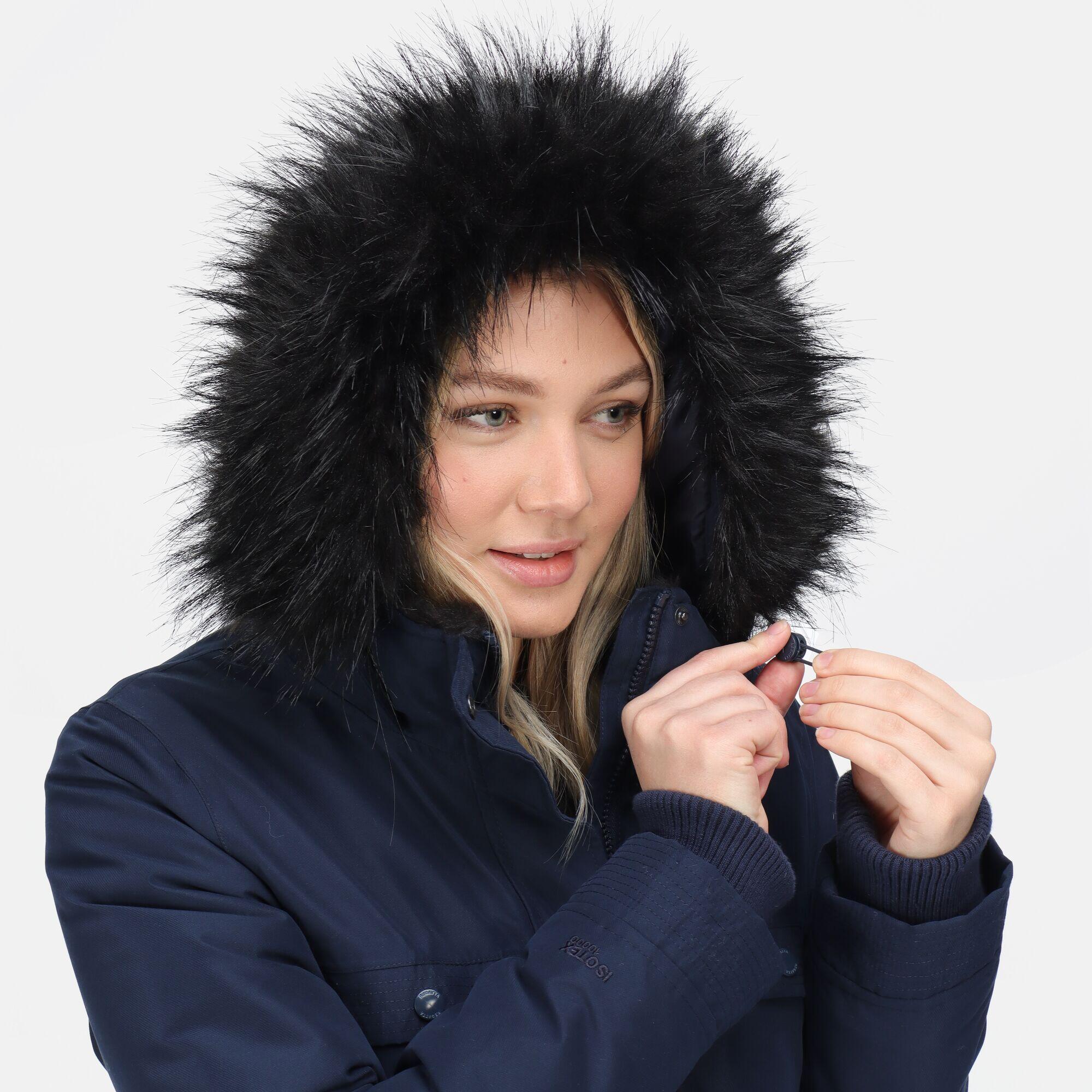 Womens/Ladies Samiyah Waterproof Insulated Parka (Navy) 3/5