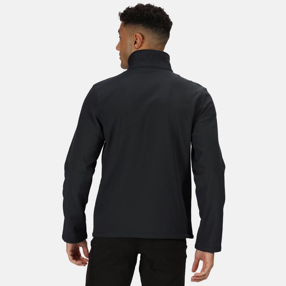 Mens Cera V Wind Resistant Soft Shell Jacket (Black) 2/4