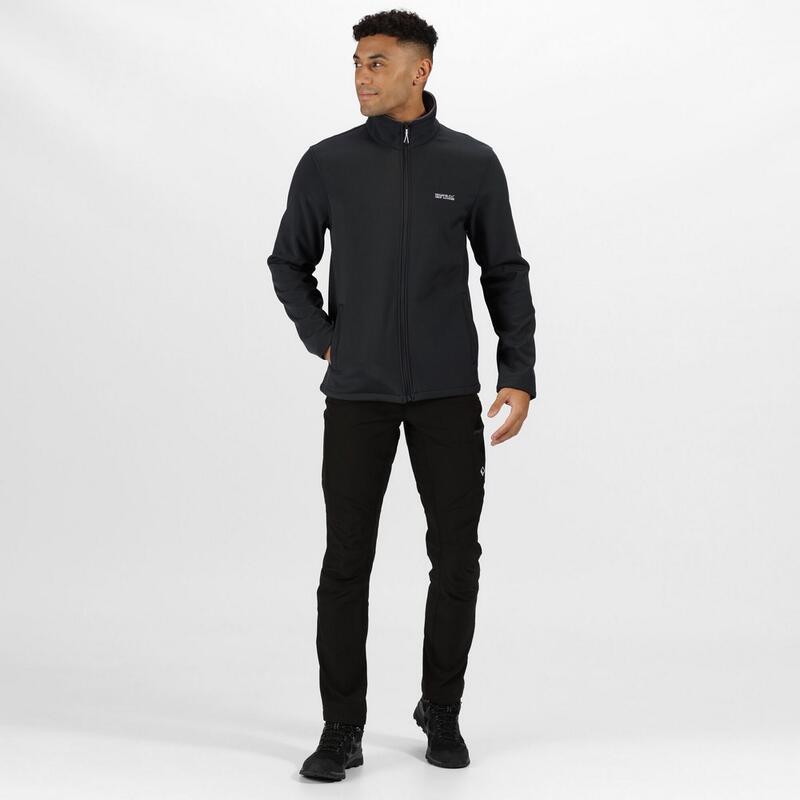 "Cera V" Softshelljacke windbeständig für Herren Schwarz