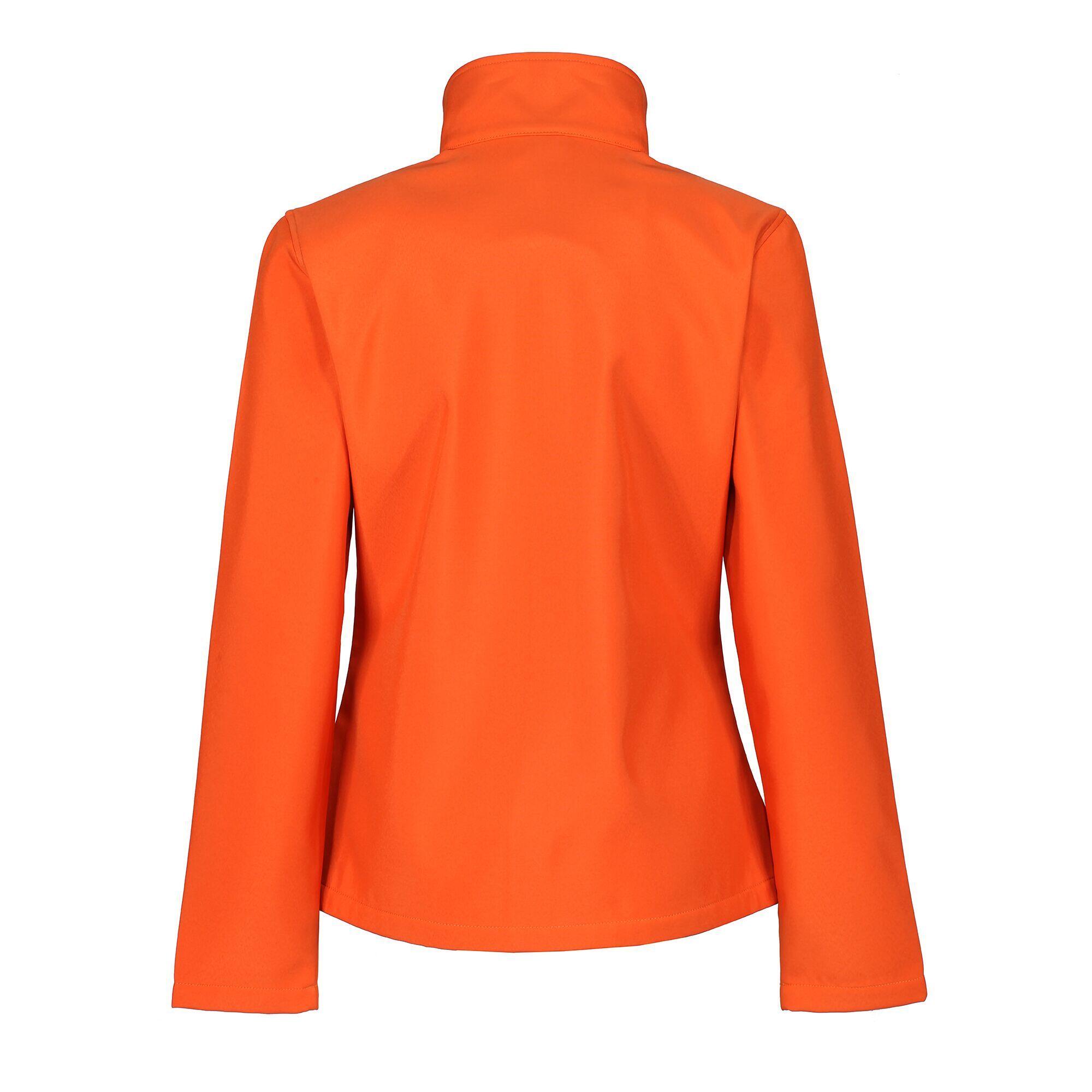 Womens/Ladies Ablaze Printable Softshell Jacket (Magma Orange/Black) 2/5