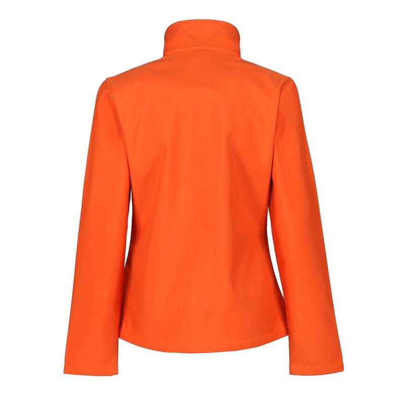 "Ablaze" Softshelljacke Zum Bedrucken für Damen Orange/Schwarz