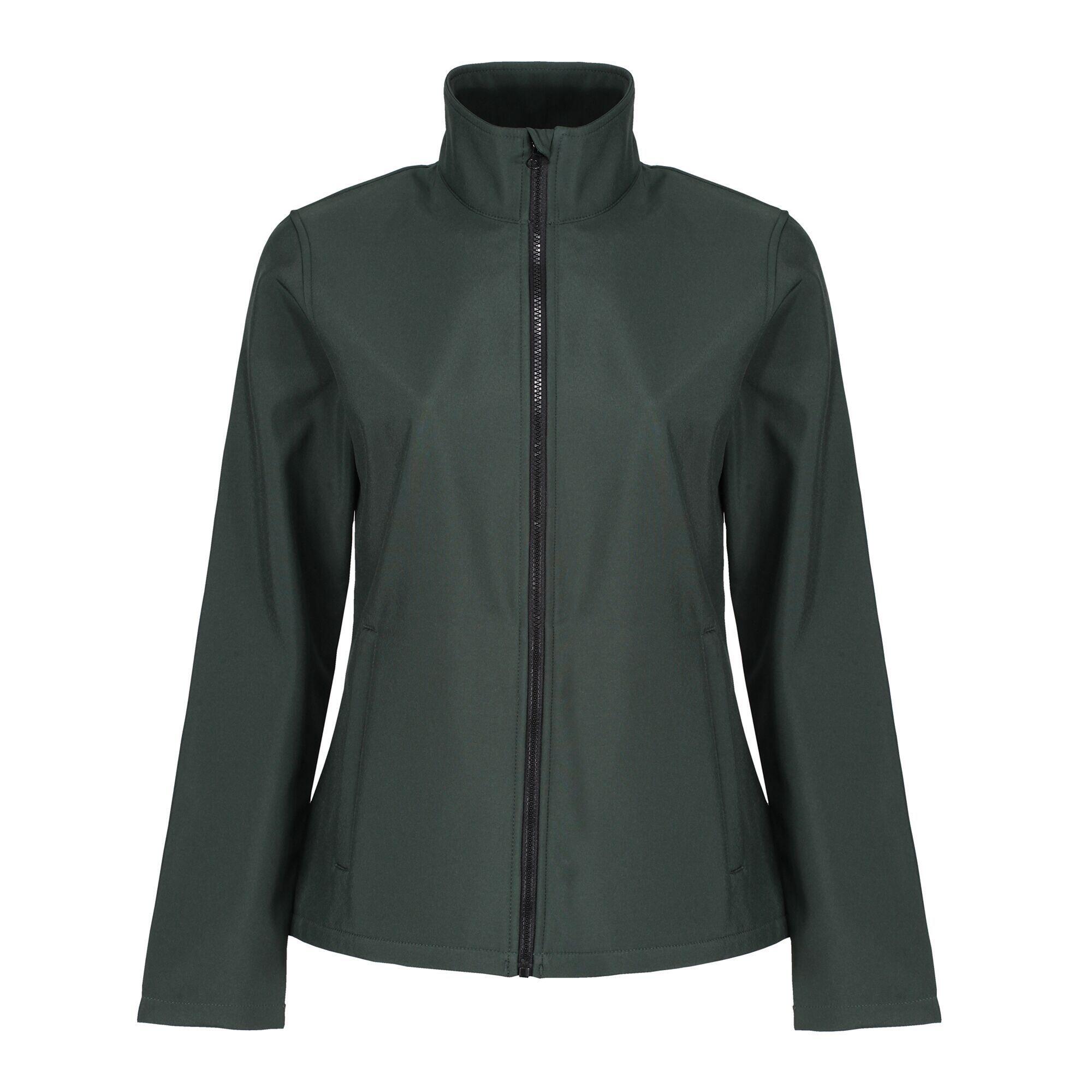 Womens/Ladies Ablaze Printable Softshell Jacket (Dark Spruce/Black) 1/5