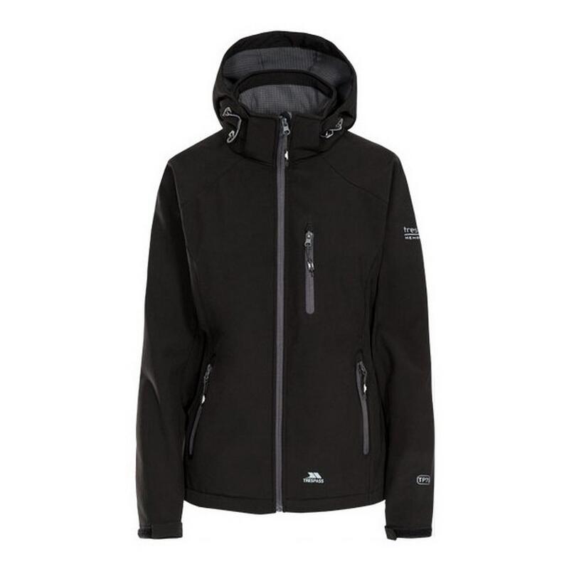 Chaqueta Softshell Bela II de Impermeable para Mujer Negro