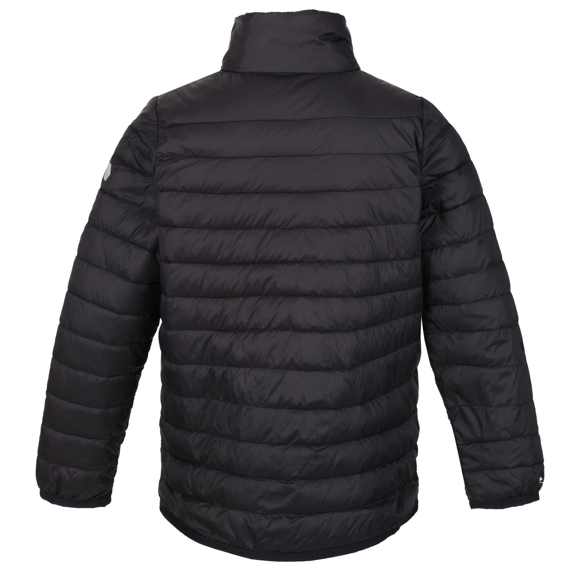 Childrens/Kids Hillpack Quilted Insulated Jacket (Black) 2/5