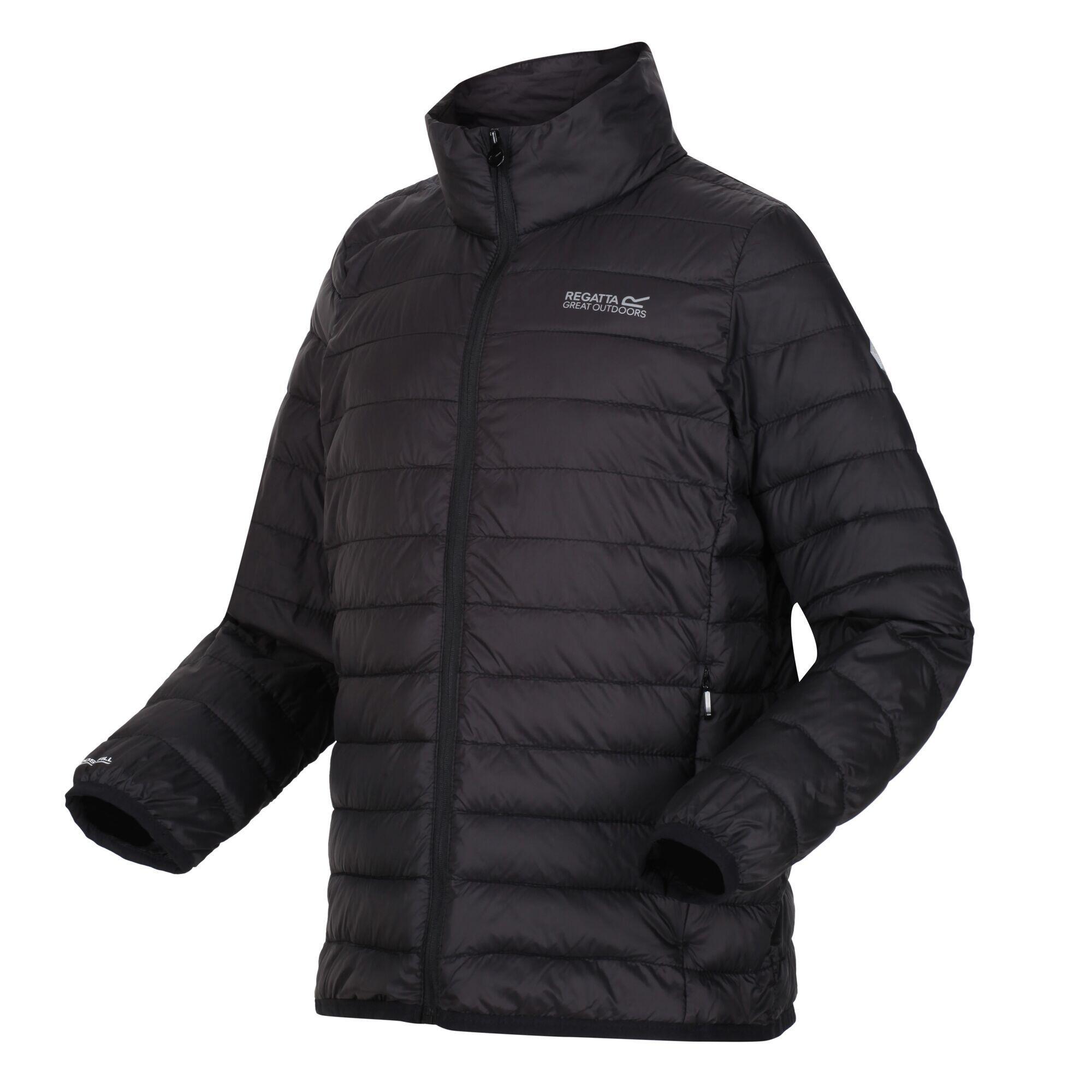 Childrens/Kids Hillpack Quilted Insulated Jacket (Black) 4/5
