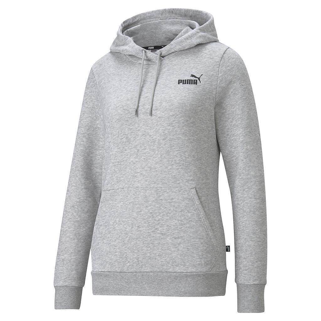 PUMA Womens/Ladies ESS Logo Hoodie (Grey)