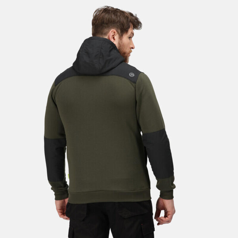 "Tactical Threads Major" Hoodie mit durchgehendem Reißverschluss für Herren