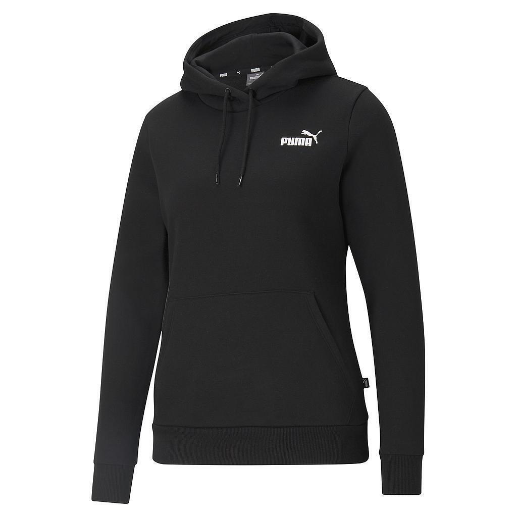 PUMA Womens/Ladies ESS Logo Hoodie (Black)