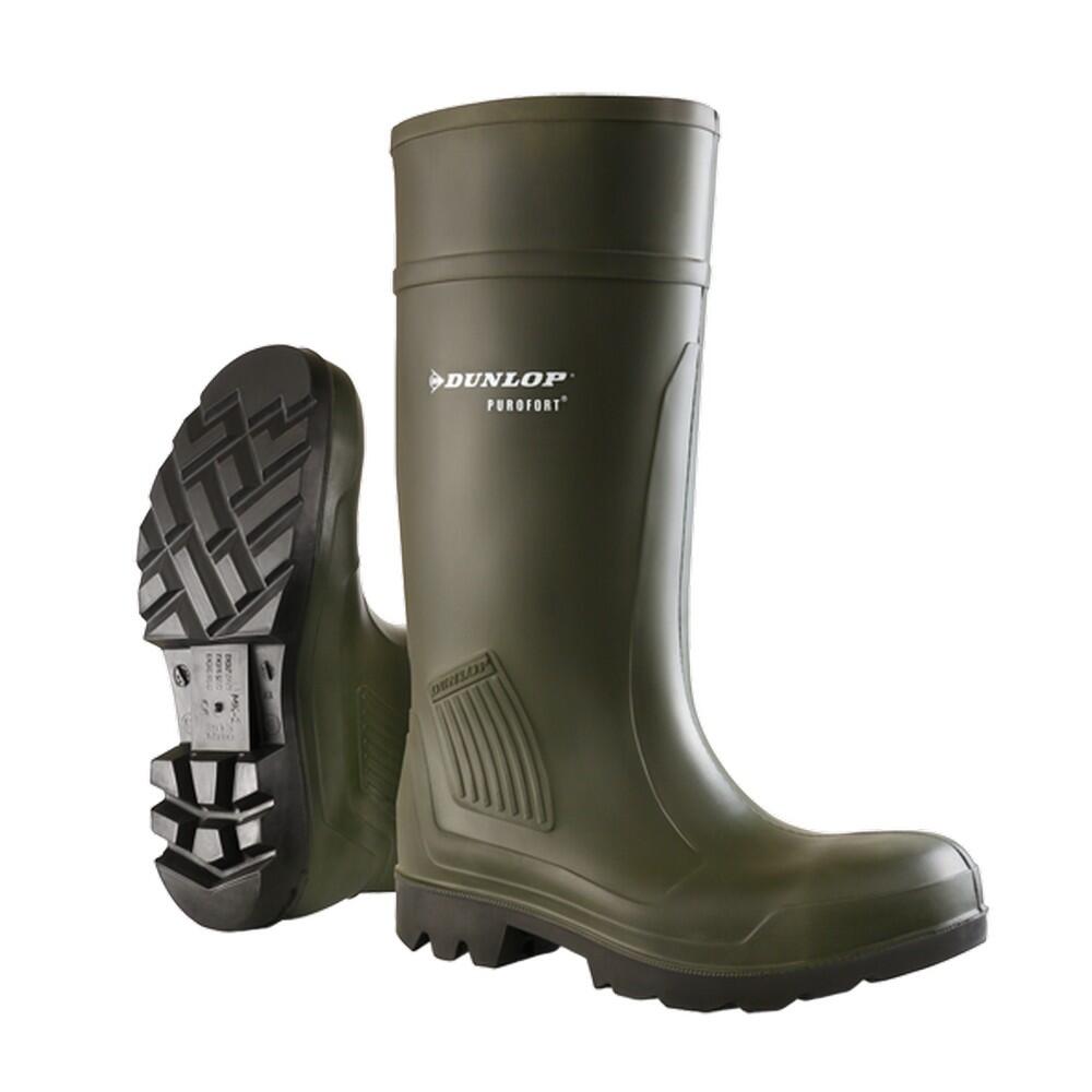 Adults Unisex Purofort Professional Wellies (Green) 3/3