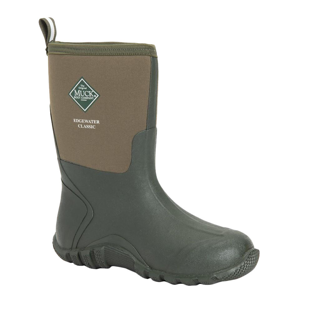 MUCK BOOTS Mens Edgewater Classic Wellington Boots (Moss)