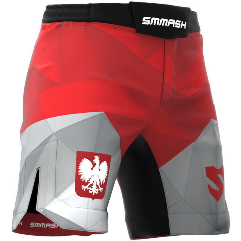 Spodenki do MMA męskie Smmash Patriot 3.0 Poland Ultra lekkie