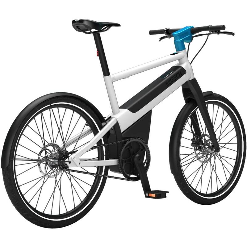 100% automatische elektrische stadsfiets - IWEECH 24" S Parelwit