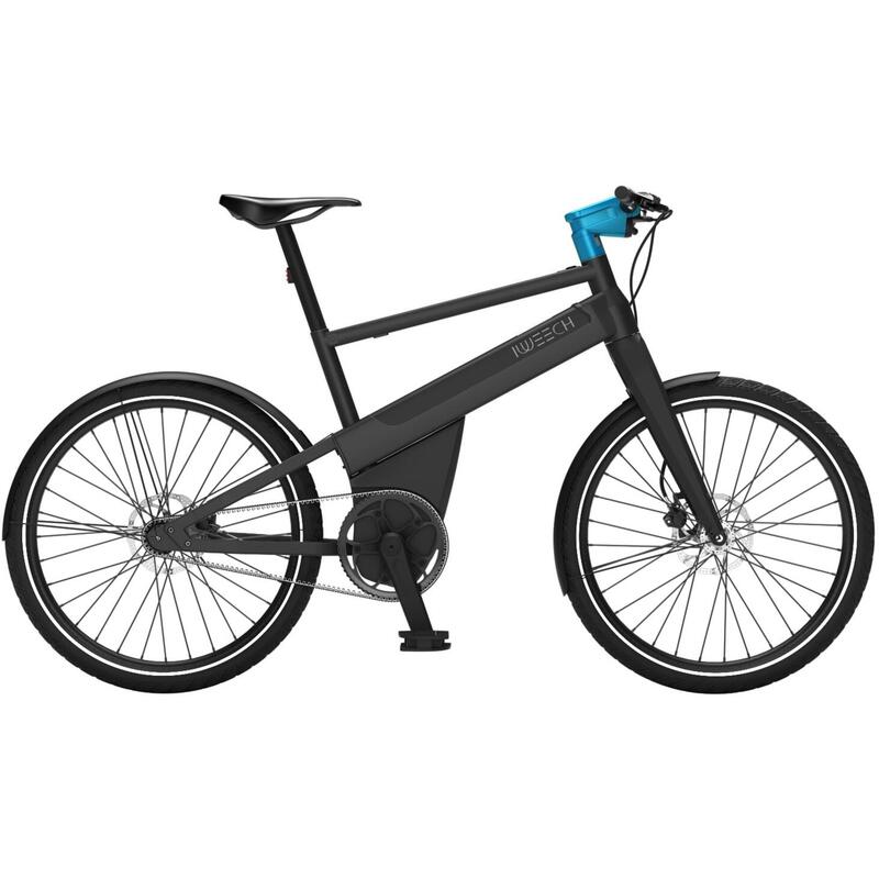 100% automatische elektrische stadsfiets - IWEECH 24" S Matzwart