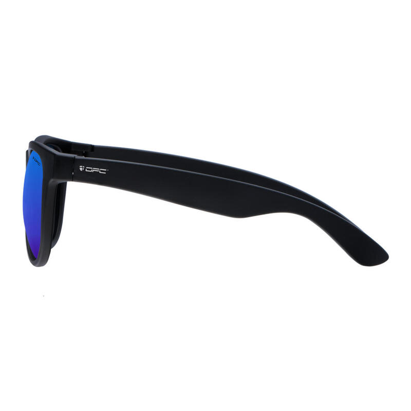 Okulary przeciwsłoneczne LIFESTYLE IBIZA Matt Black Blue REVO + ETUI