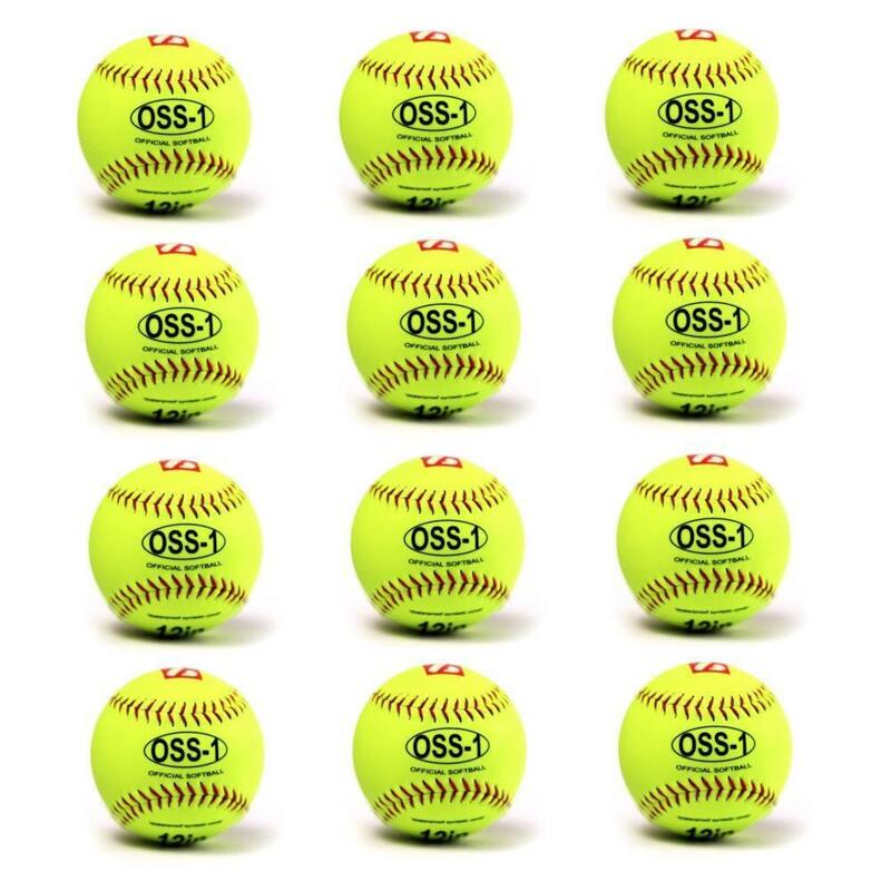  Übungssoftball, 12'', gelb, 1 Dutzend OSS-1