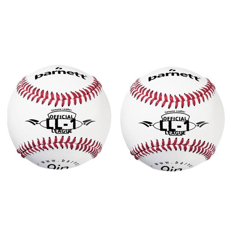 balle de baseball match "Élite"', taille 9'', blanc, 2 pièces LL-1