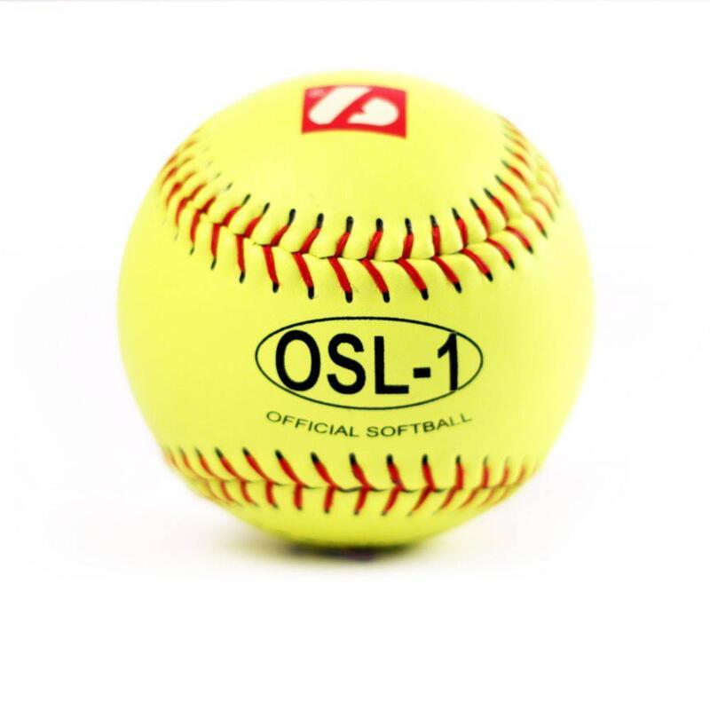 balle de compétition softball, 12'', jaune 1 douzaine OSL-1