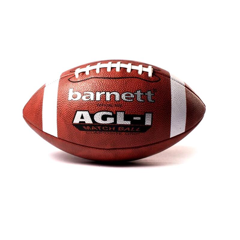 Ballon de football américain match, polyuréthane, marron AGL-1 Senior