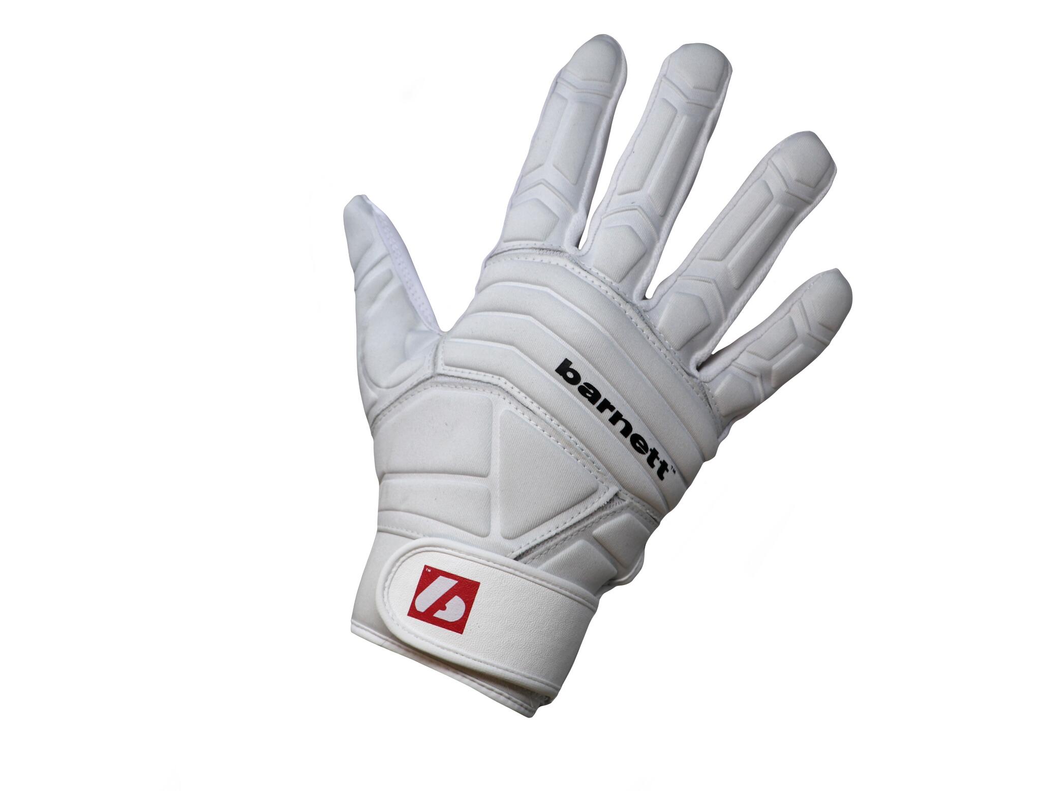  pro linemen american football gloves, OL,DL, White FLG-03 3/3