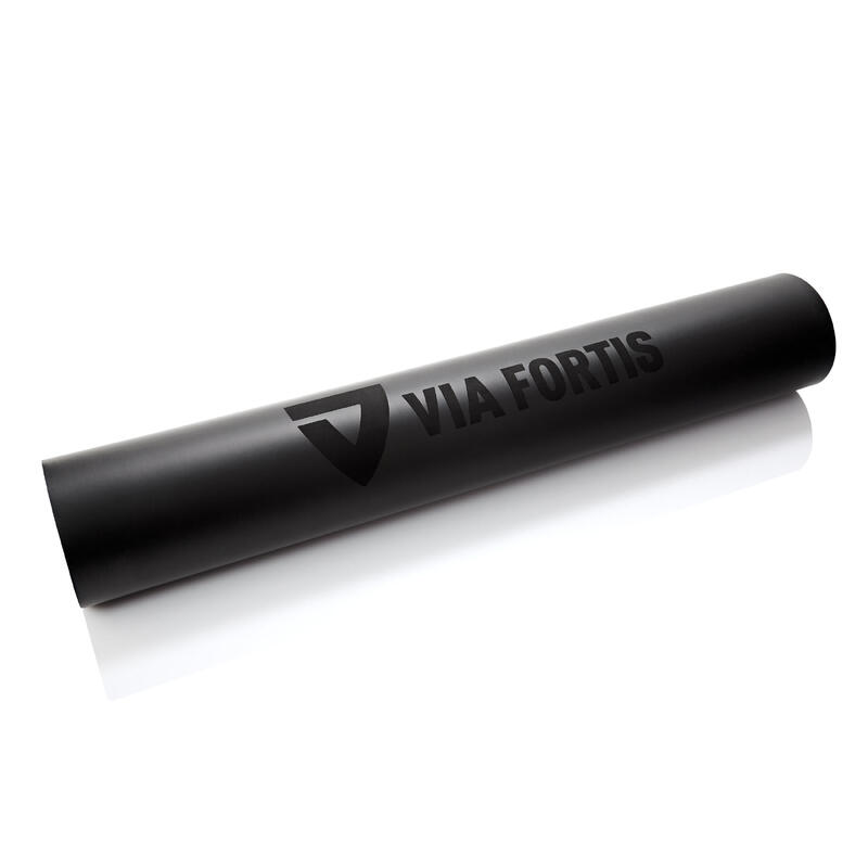VIA FORTIS Yoga mat "Premium Plus" 5mm natuurrubber met draagriem