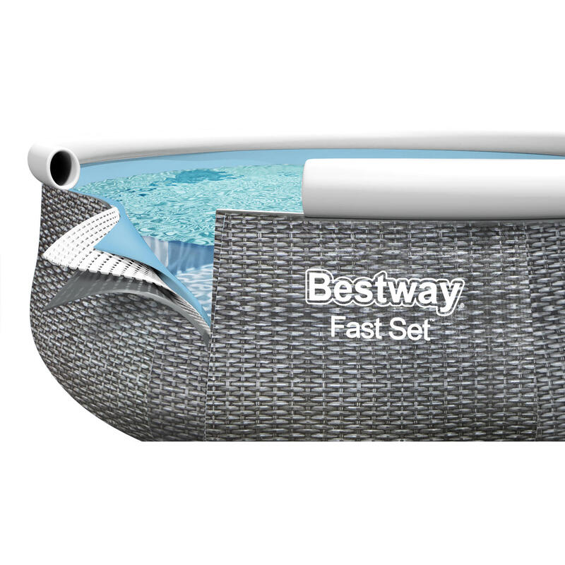 Conjunto de Piscina Insuflável Redonda Bestway® Fast Set™ de 3,96 m x 84 cm