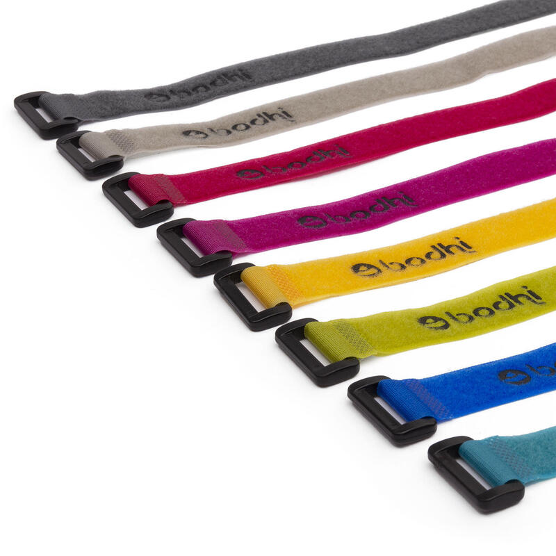 Bodhi Yogamatten Klettband, anthrazit