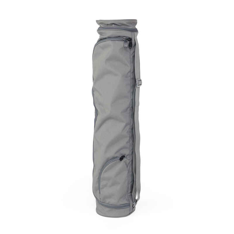 Yogamatten Tasche Asana Bag XL 70 grau, Polyester/Polyamide bestickt