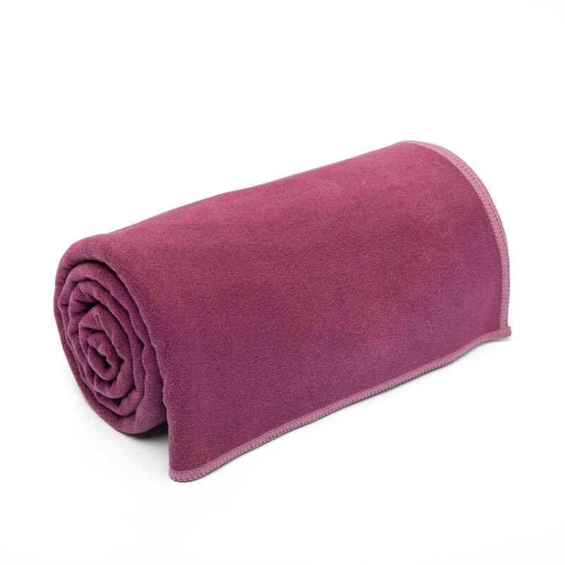Yogatuch FLOW Towel L, aubergine (NO SWEAT Yoga Towel)