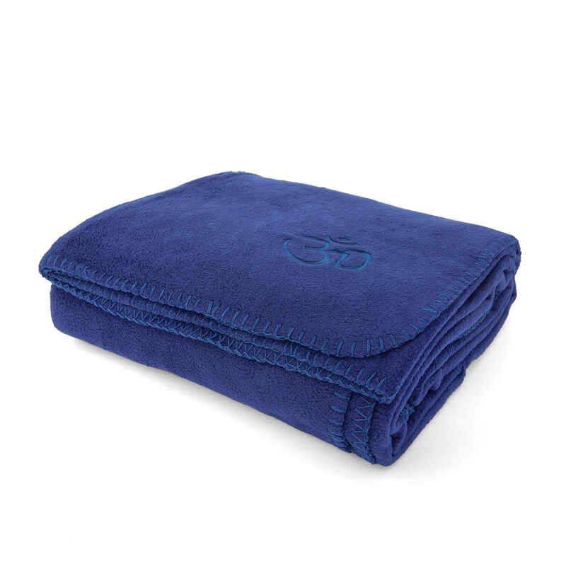 Yogadecke Asana Blanket, Fleece, dunkelblau