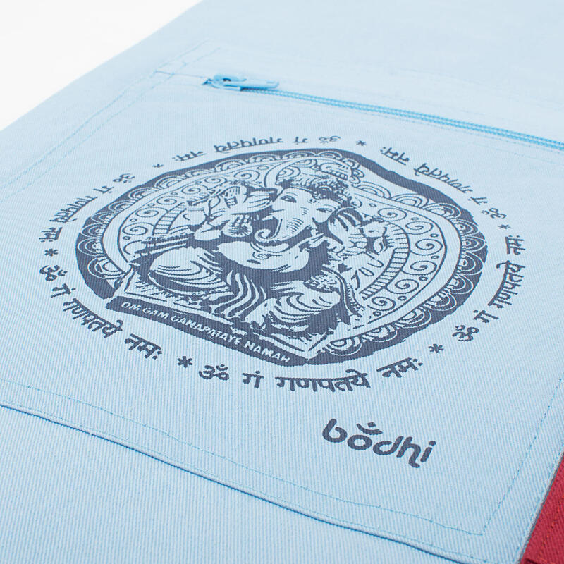 Shakti Toploader Bag "Ganesh" blau, Baumwolle