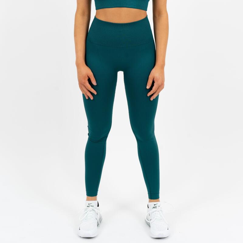 Icon seamless leggings Femme - Verte