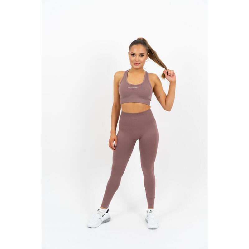 Icon seamless leggings Femme - Taupe