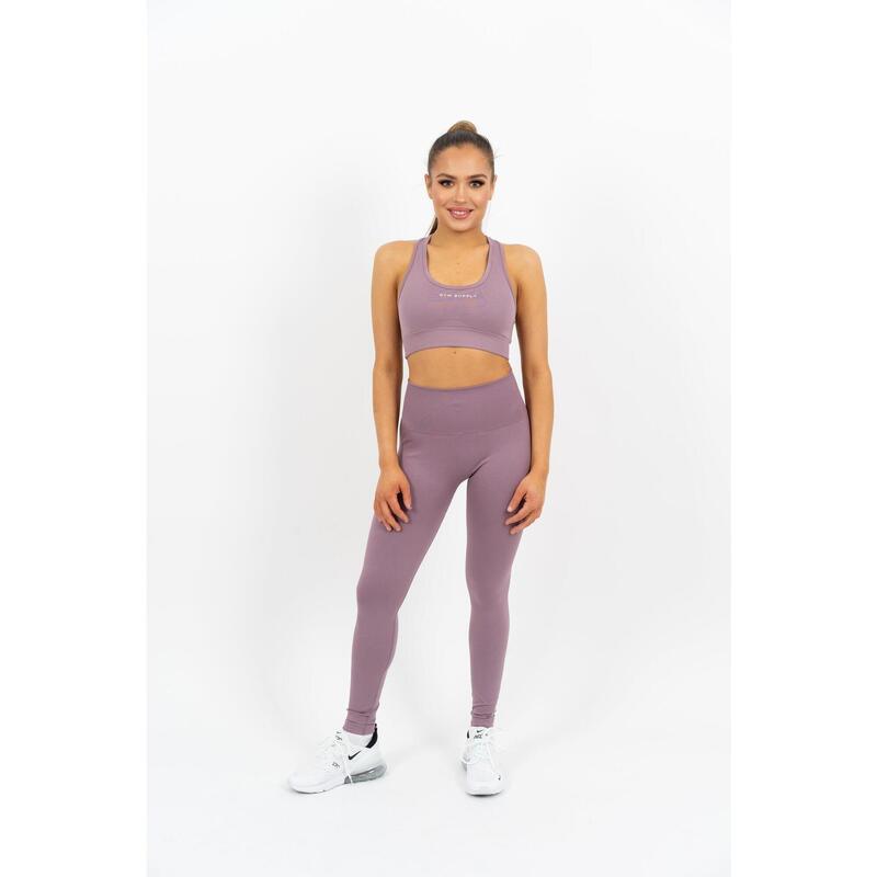 Icon seamless leggings Femme - Lilas