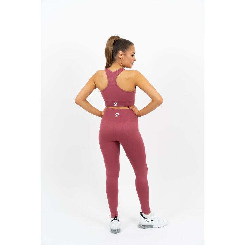 Icon seamless leggings Femme - Rouge