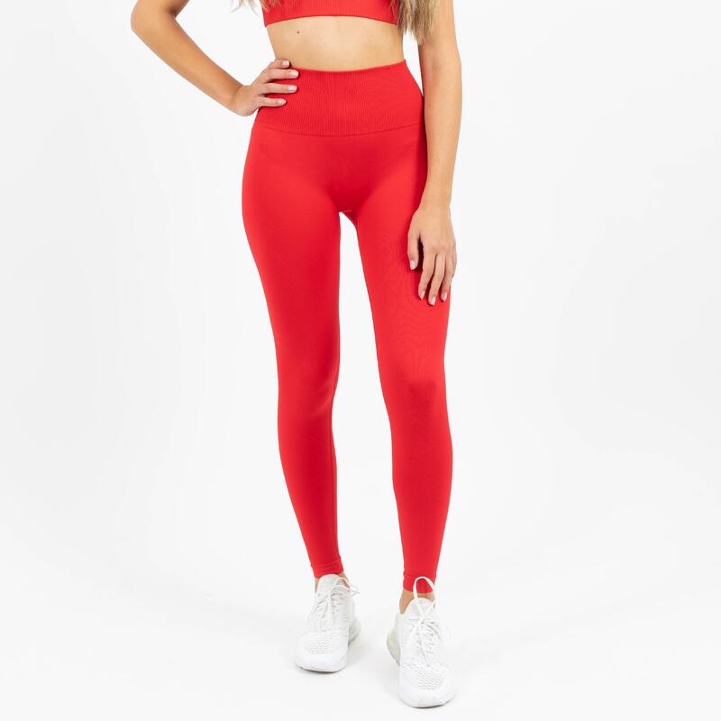 Icon seamless leggings Femme - Rouge rubis