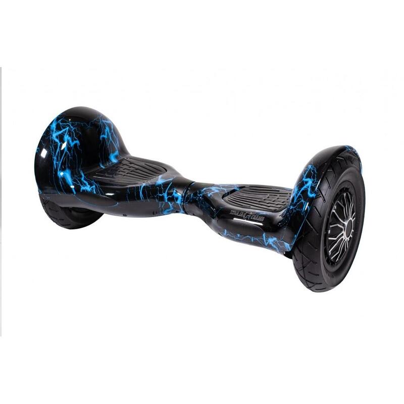 Pachet Hoverboard 10" cu ScaunPortocaliu, Off-Road Thunderstorm Blue, 2Ah