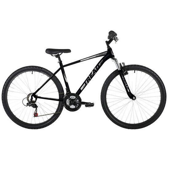 Freespirit Tread Plus Mountain Bike, 27.5In Wheel, 14In Frame -  Black/Grey