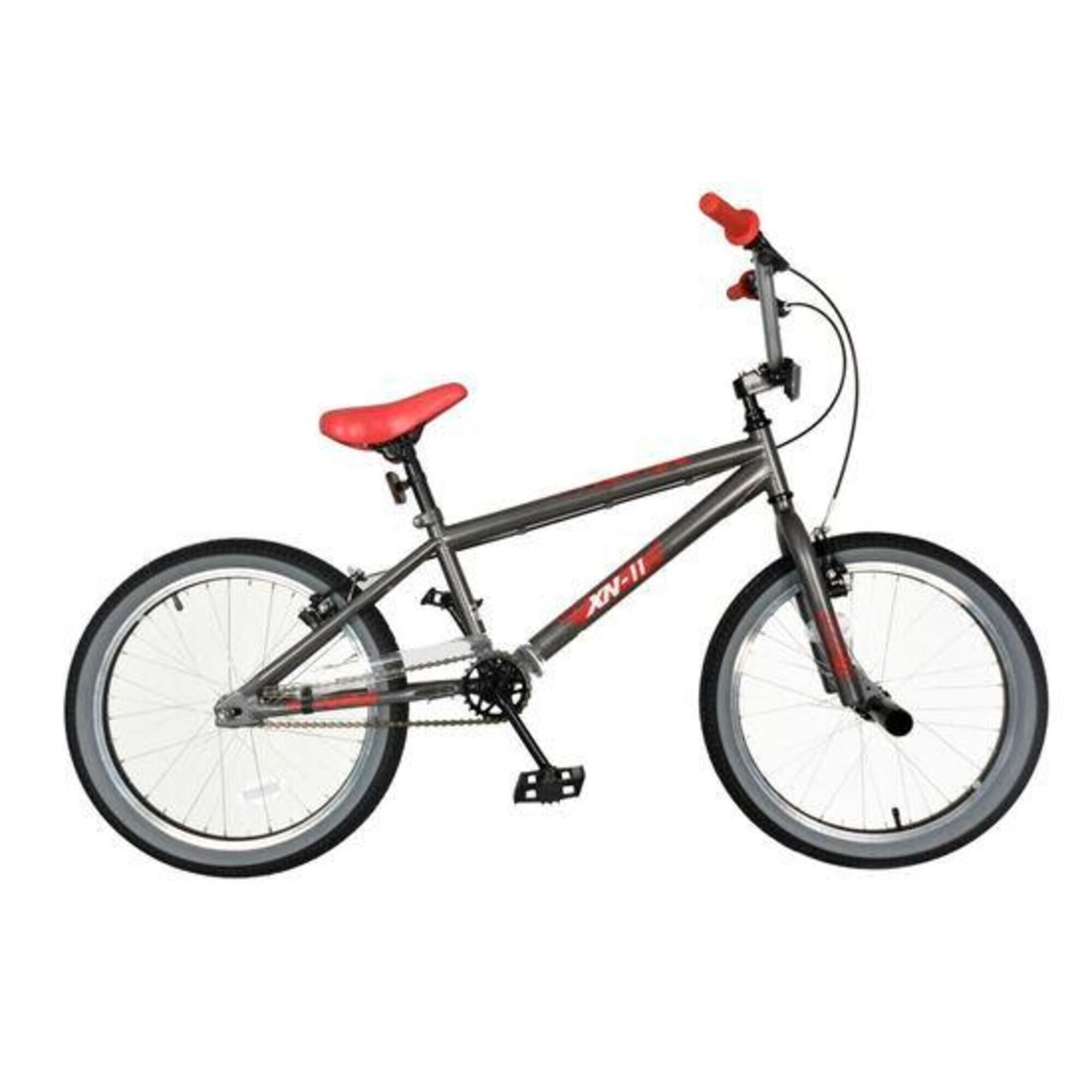 XN XN-11 20In Freestyle BMX - Graphite Grey/Red