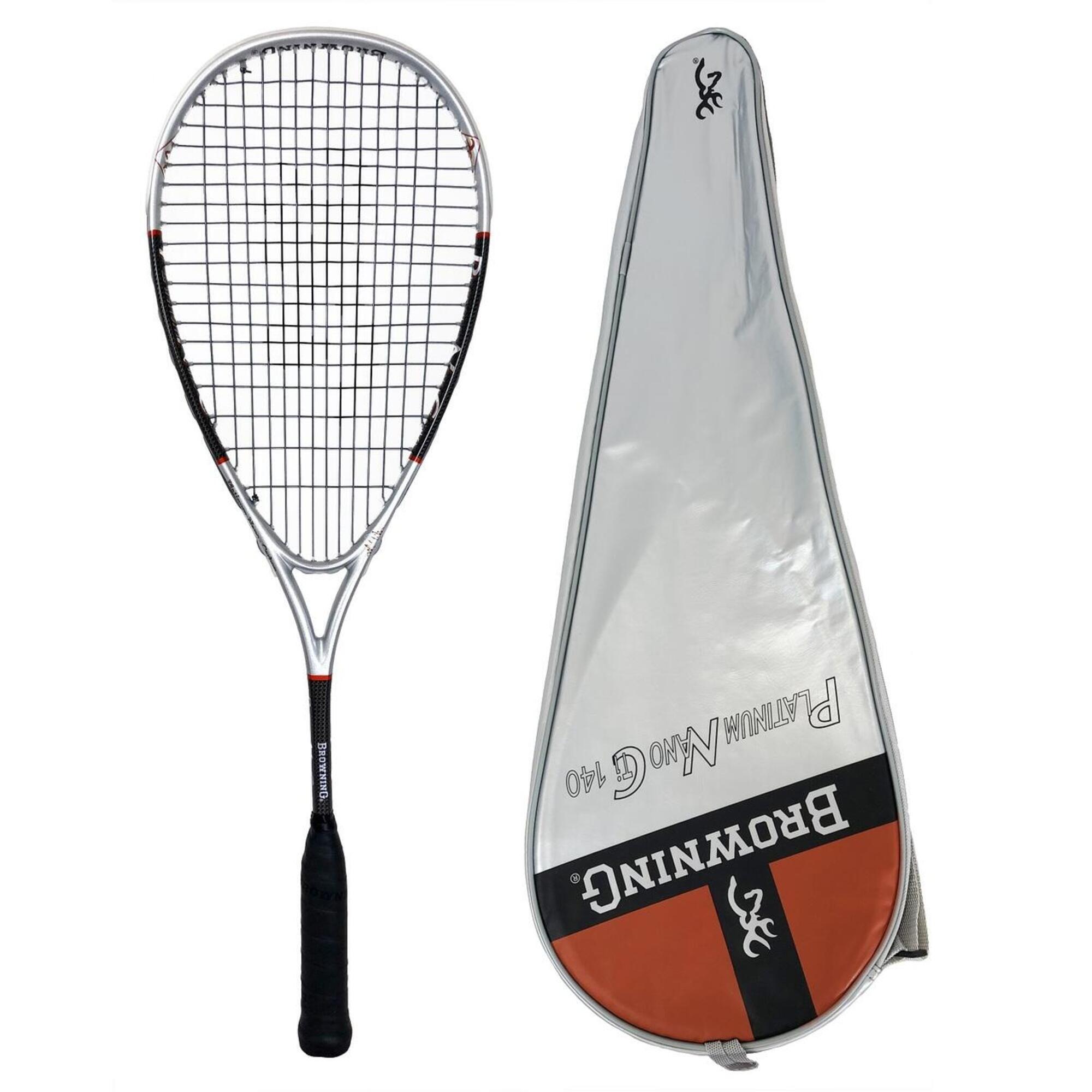 Browning Platinum Nano 140 Squash Racket & Cover 1/1