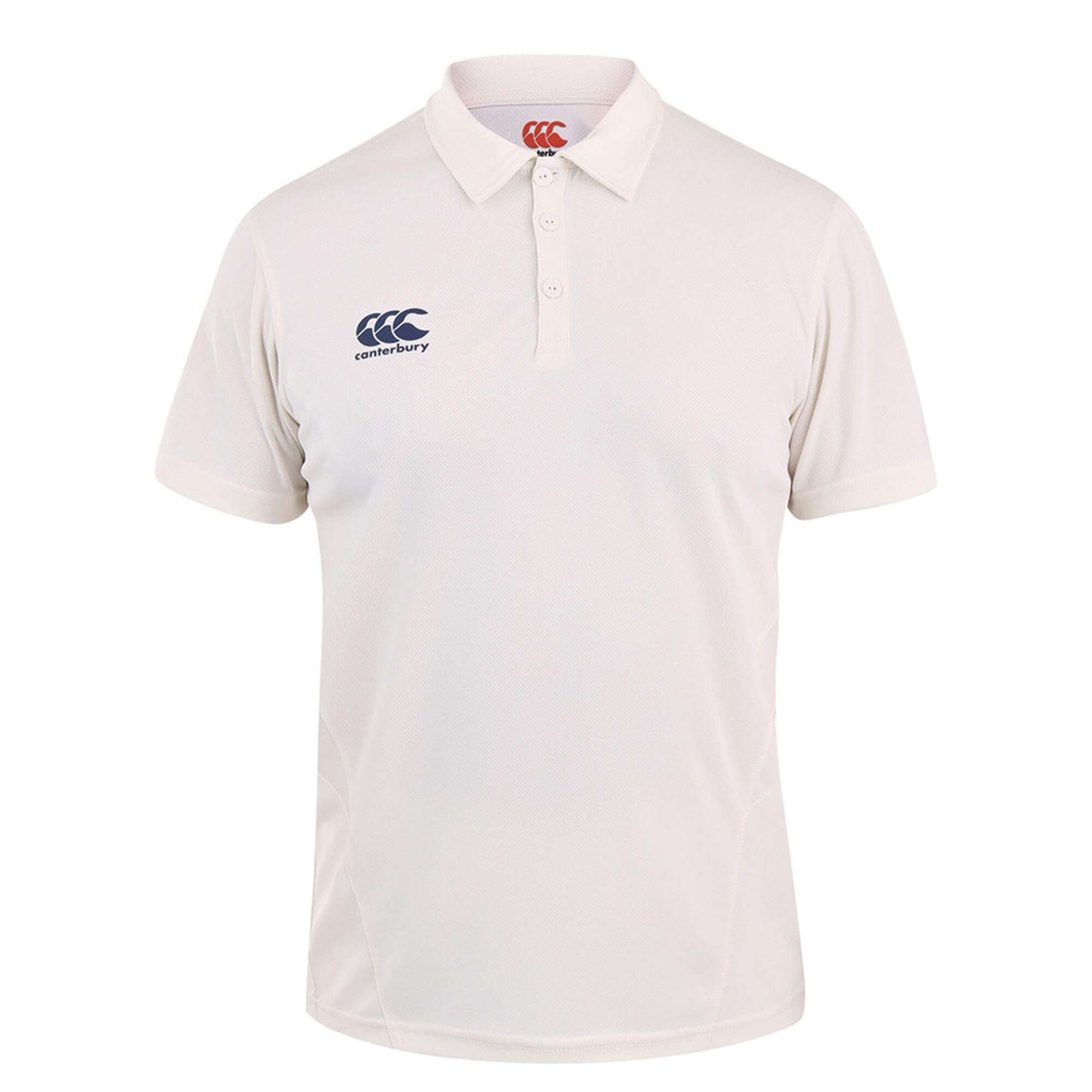 CANTERBURY Childrens/Kids Short Sleeve Cricket Shirt (Cream)