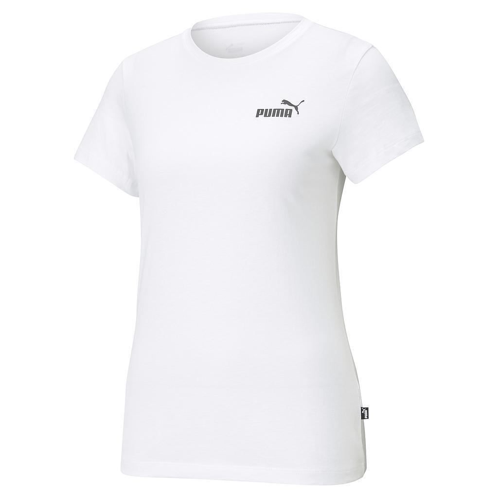 Womens/Ladies ESS Logo TShirt (White) 1/3