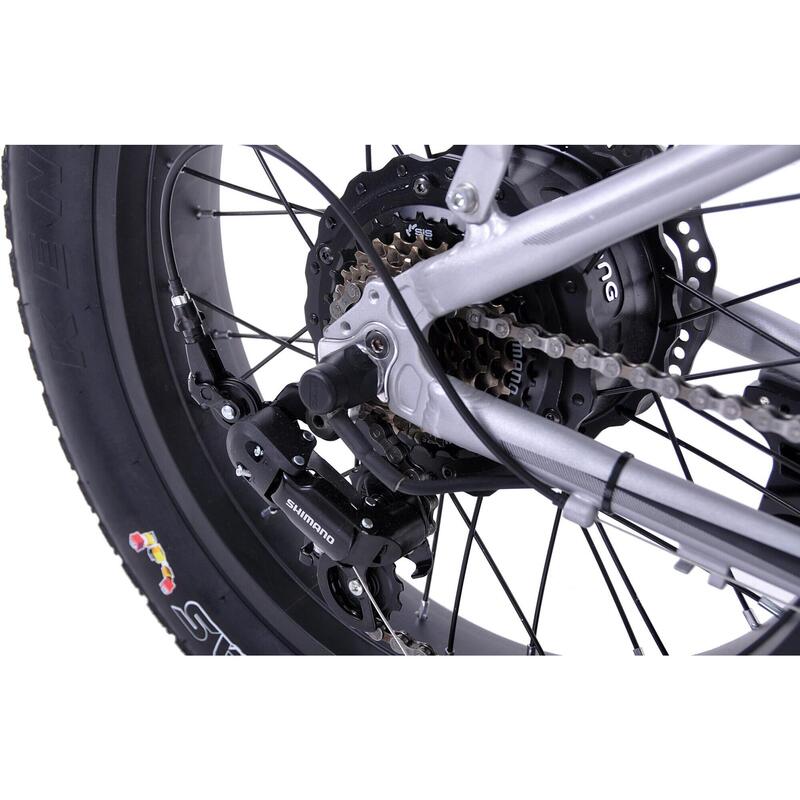 Rower elektryczny składak 20 Fuzlu Folding FATBIKE black