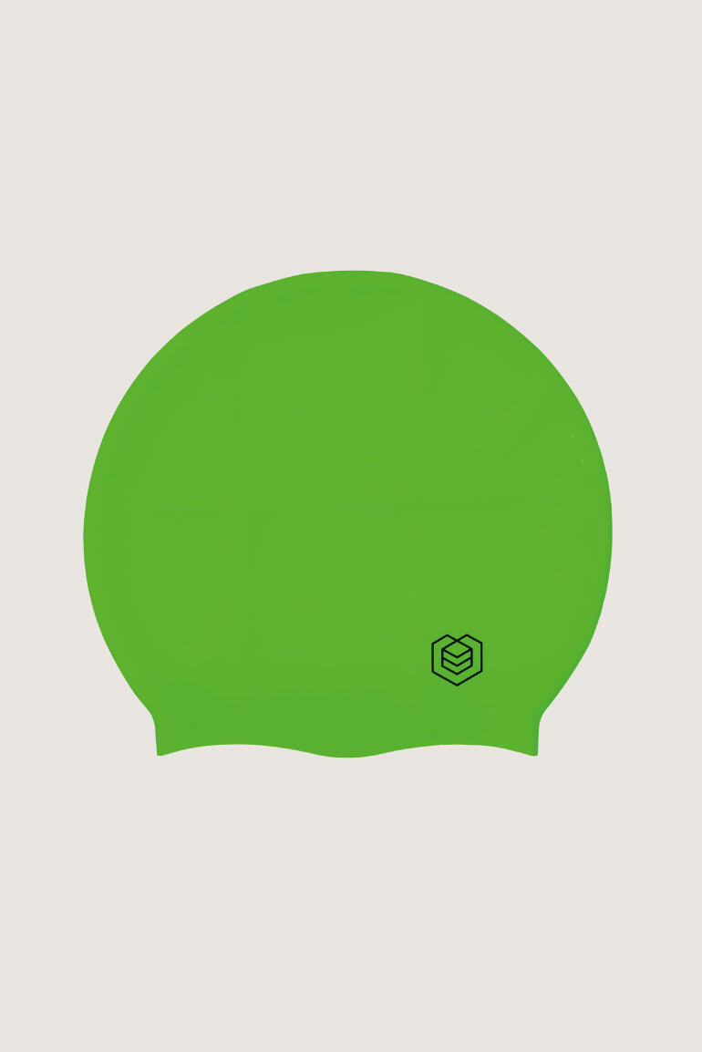 Swim Cap for Long Hair (XL) - Neon Green 5/5