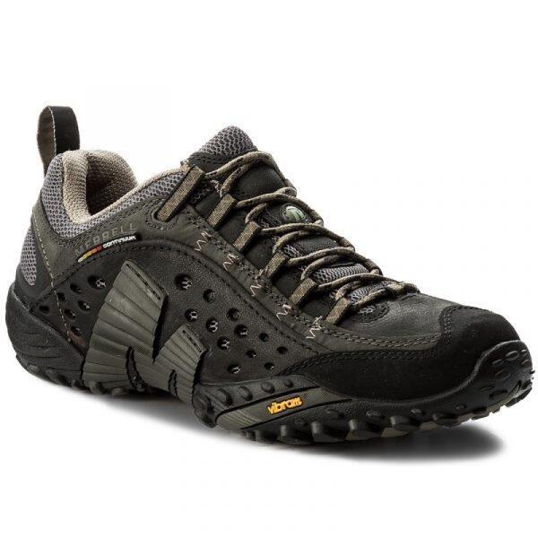 Sapatos de trekking Merrell INTERCEPT Smooth Black para homem