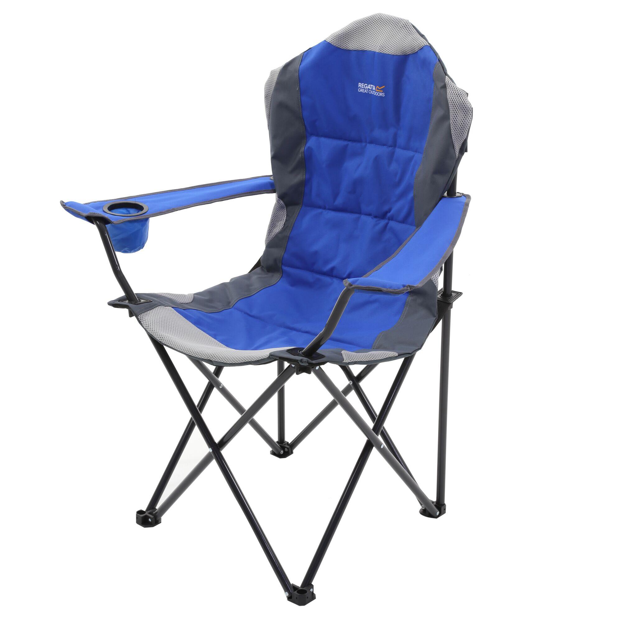 REGATTA Kruza Adults' Camping Chair - Nautical Blue