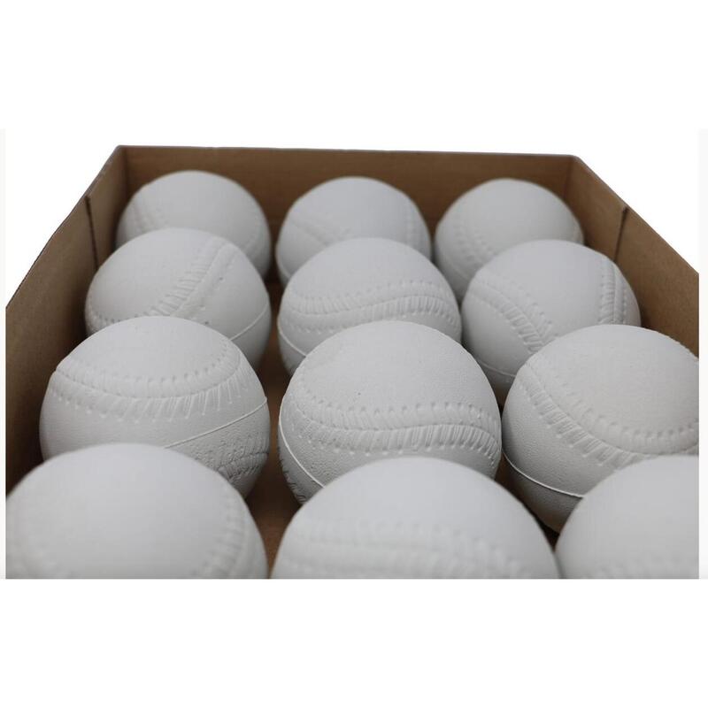  baseballový míček pro nadhazovač, velikost 9'', bílý, 1 tucet A-119